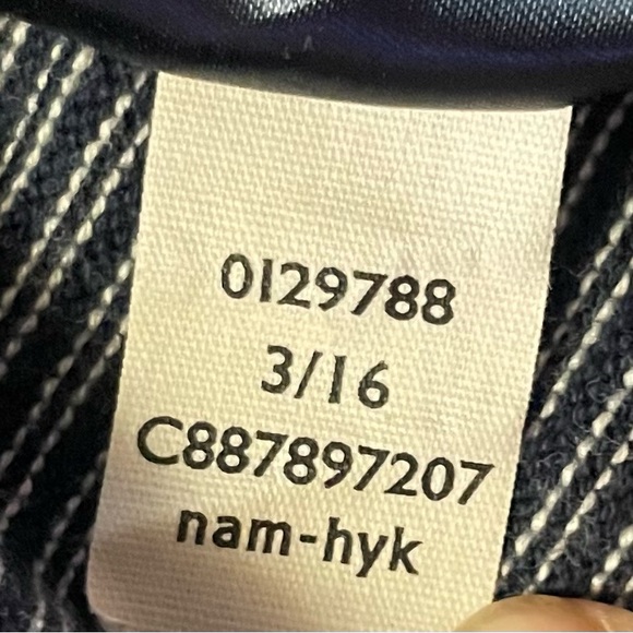 Tommy Hilfiger Sweater Adult Small Blue Cardigan Knit Pockets Striped Mens - Picture 11 of 12